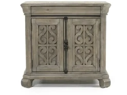 Mor Furniture Bellamy 4 Drawer Nightstand In Charcoal