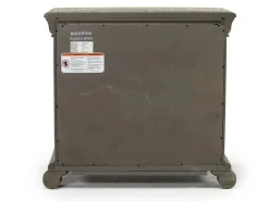 Mor Furniture Bellamy 4 Drawer Nightstand In Charcoal