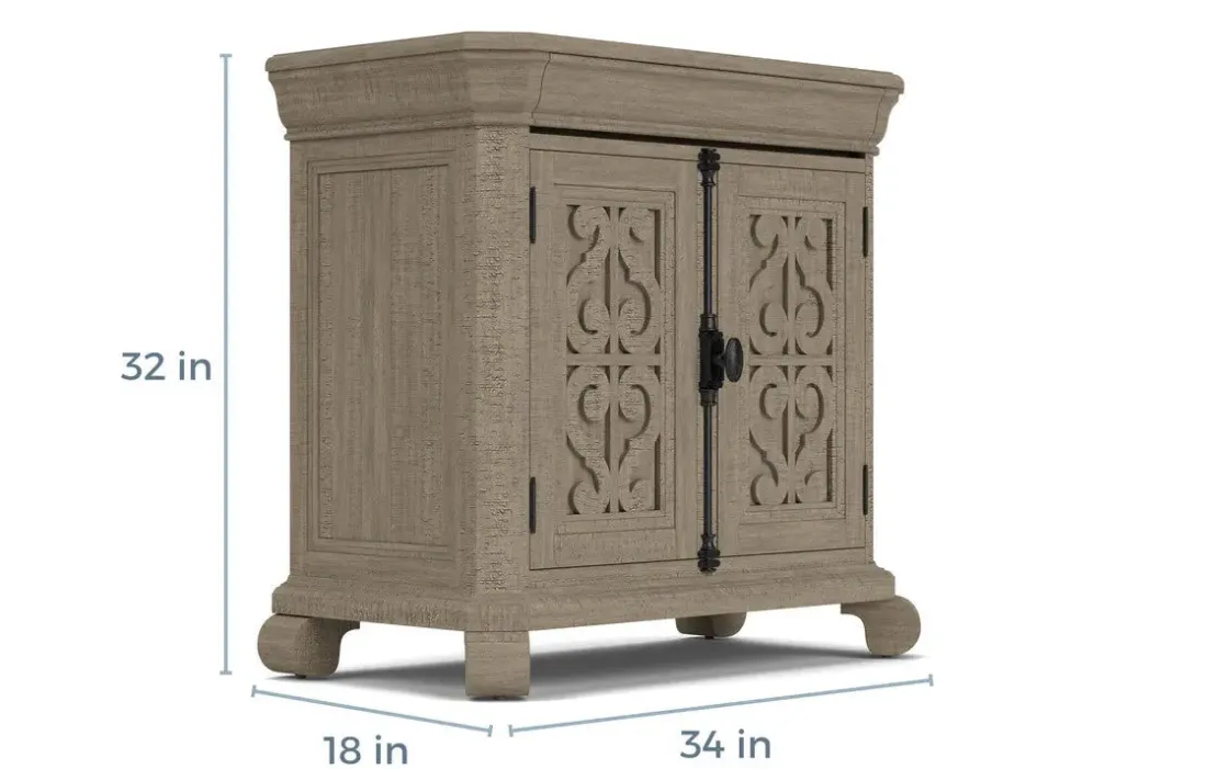Mor Furniture Bellamy 4 Drawer Nightstand In Charcoal