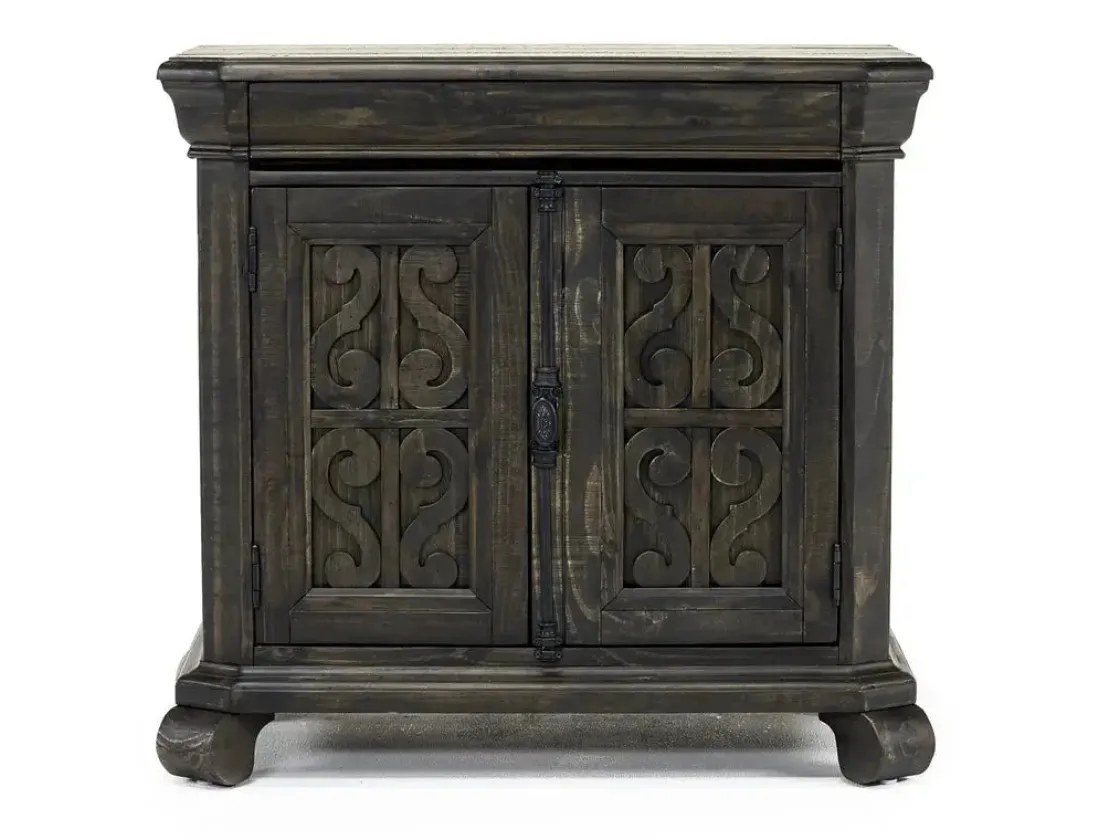 Mor Furniture Bellamy 4 Drawer Nightstand In Charcoal