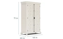 Mor Furniture Bellamy Armoire In Charcoal