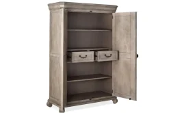 Mor Furniture Bellamy Armoire In Charcoal