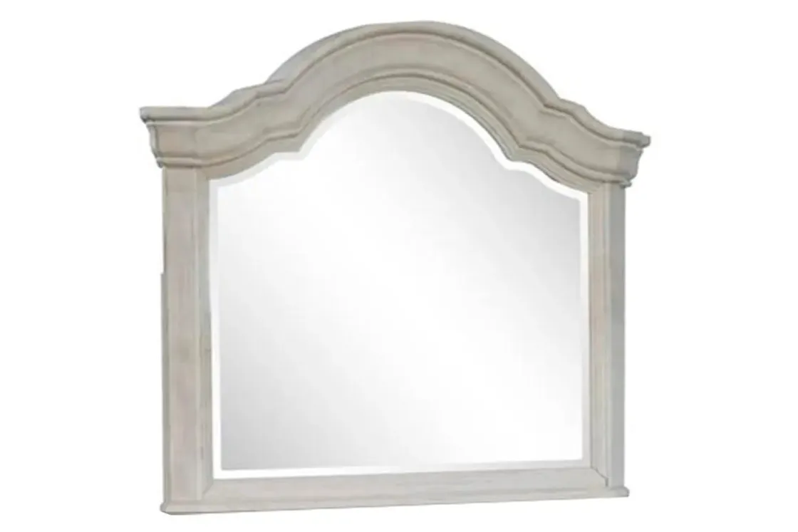 Mor Furniture Bellamy Mirror In White