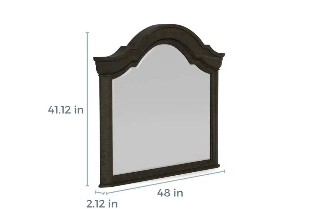 Mor Furniture Bellamy Mirror In White