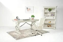 Mor Furniture Bellamy Office Bookcase In White