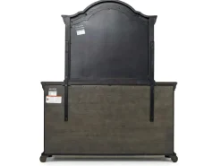Mor Furniture Bellamy Sleigh Bed, Dresser, Mirror & 4 Drawer Nightstand In , Queen