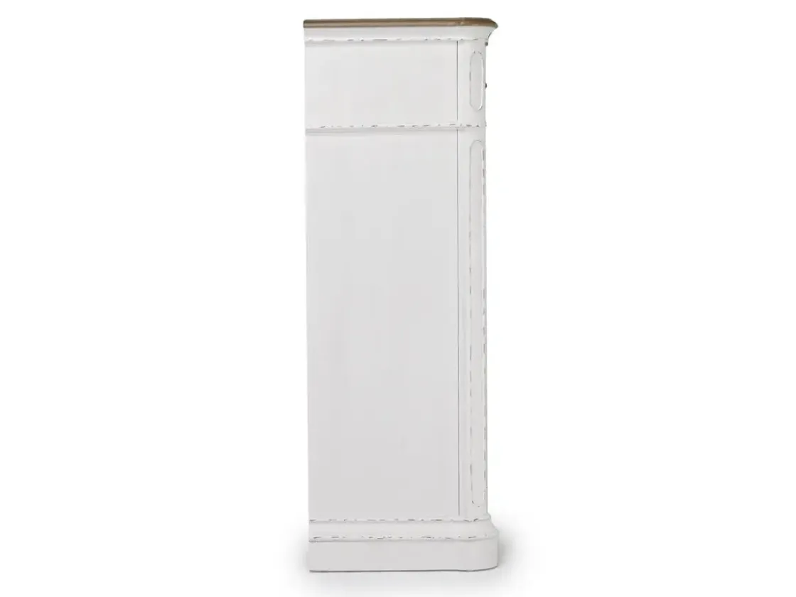 Mor Furniture Bellevue Chest In Antique White & Walnut