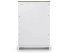 Mor Furniture Bellevue Chest In Antique White & Walnut
