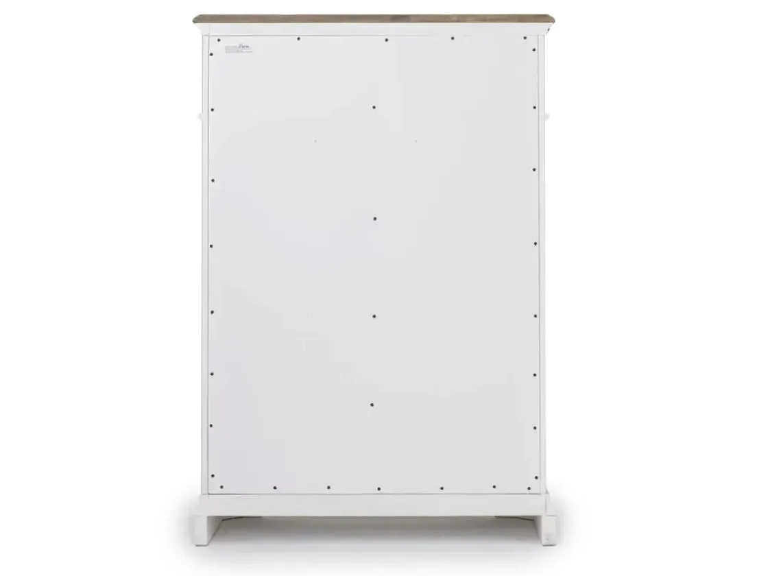 Mor Furniture Bellevue Chest In Antique White & Walnut