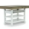 Mor Furniture Bellevue Counter Height Dining Table In Antique White