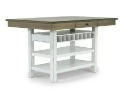 Mor Furniture Bellevue Counter Height Dining Table In Antique White
