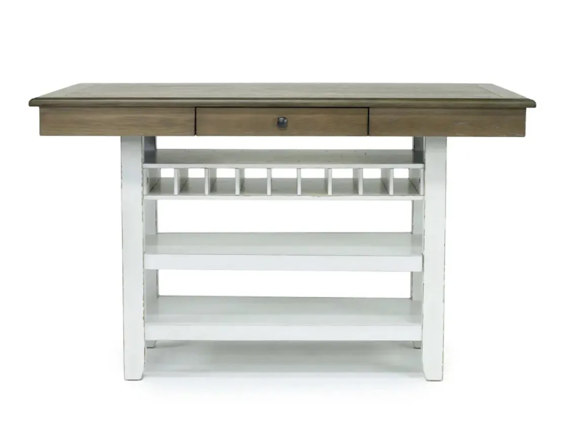 Mor Furniture Bellevue Counter Height Dining Table In Antique White