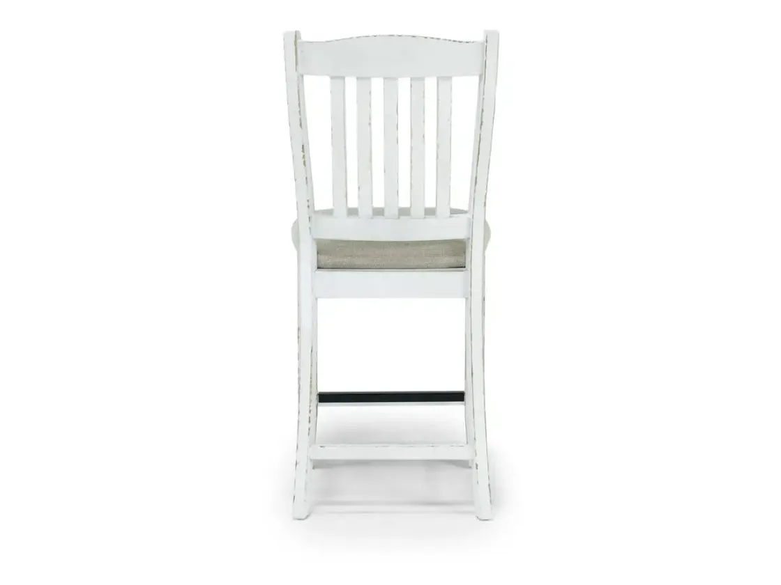 Mor Furniture Bellevue Counter Height Stool In Antique White