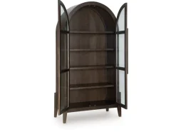 Mor Furniture Benhall Accent Cabinet In Dark Brown