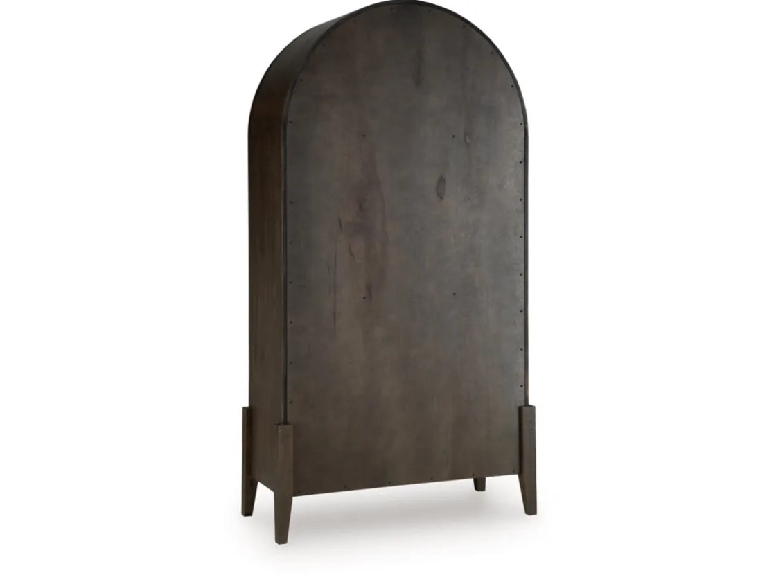 Mor Furniture Benhall Accent Cabinet In Dark Brown