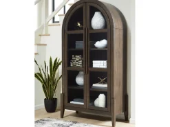 Mor Furniture Benhall Accent Cabinet In Dark Brown