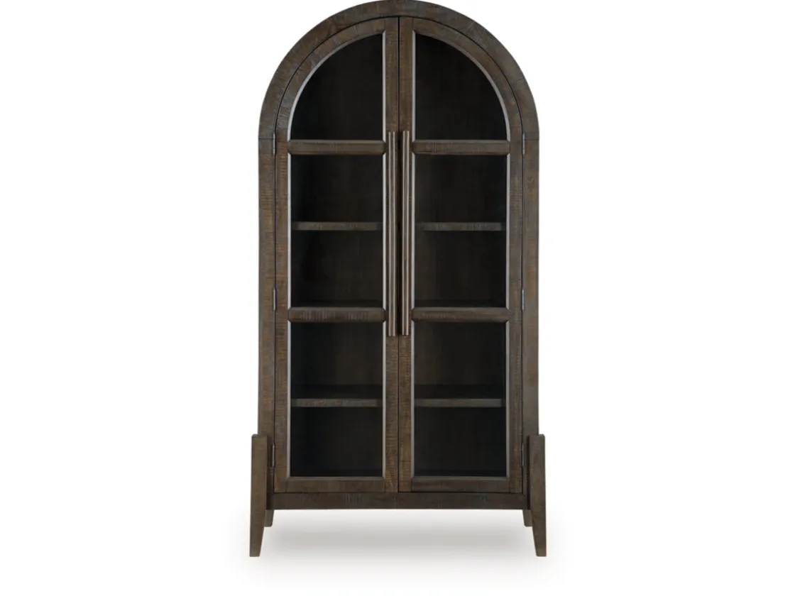 Mor Furniture Benhall Accent Cabinet In Dark Brown