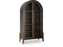 Mor Furniture Benhall Accent Cabinet In Dark Brown