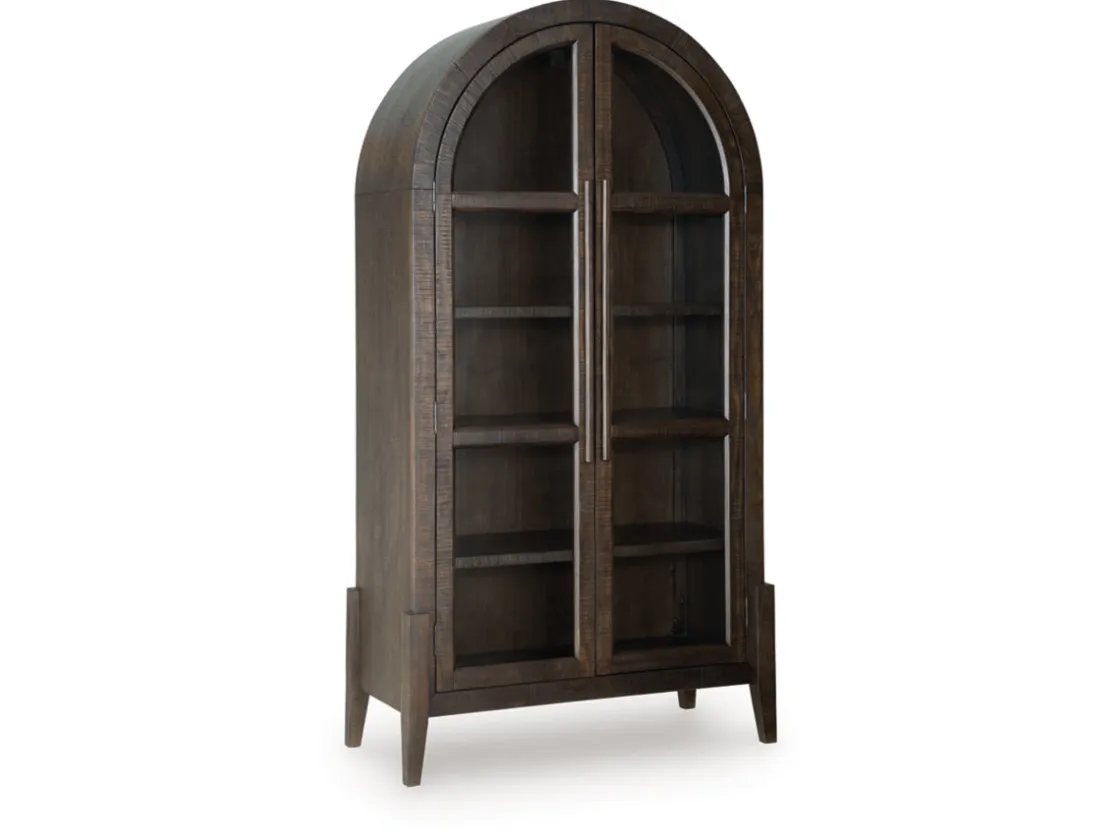 Mor Furniture Benhall Accent Cabinet In Dark Brown