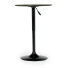 Mor Furniture Bentley Adjustable Height Round Pub Table In Black, Swivel