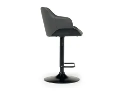 Mor Furniture Bentley Adjustable Height Round Pub Table In Black & 2 Eagle Barstools, Swivel
