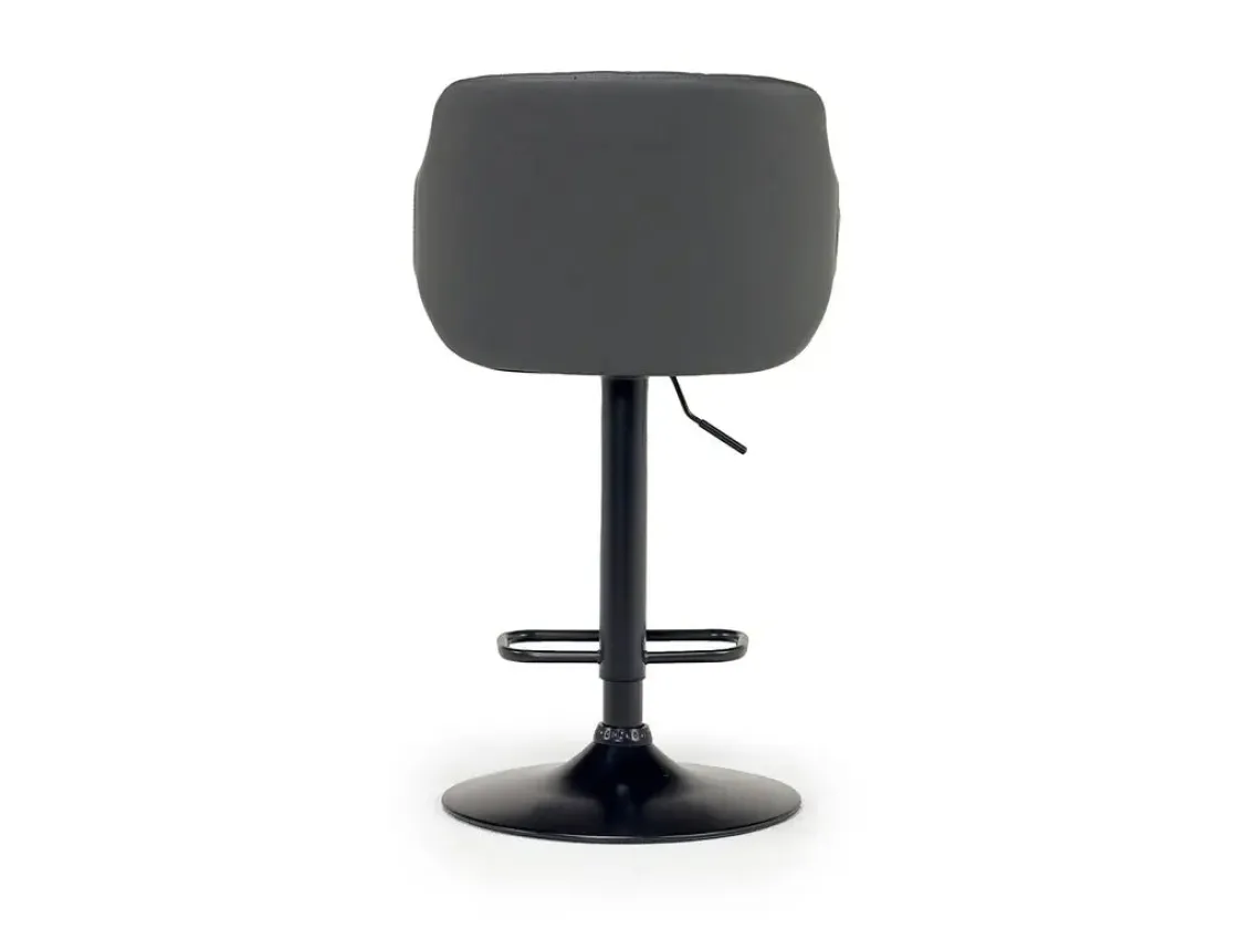 Mor Furniture Bentley Adjustable Height Round Pub Table In Black & 2 Eagle Barstools, Swivel