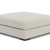 Mor Furniture Bermuda Oversized Ottoman In Telly Linen