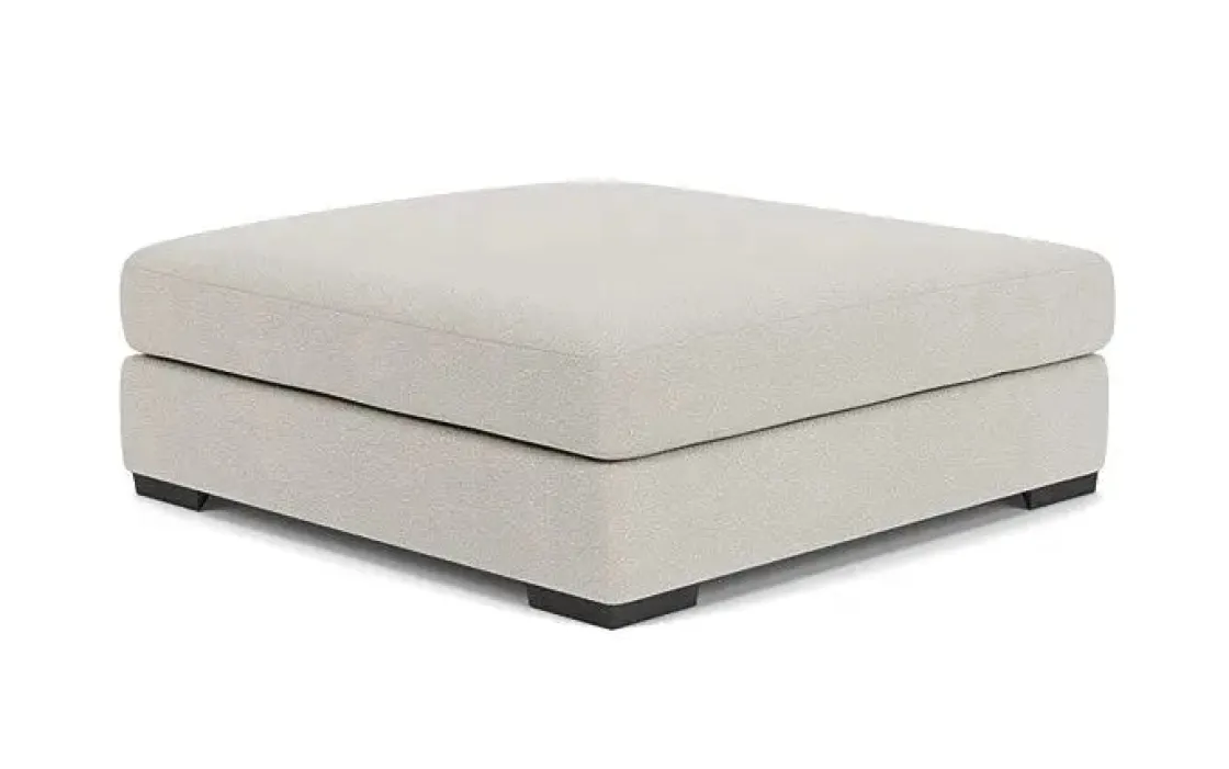 Mor Furniture Bermuda Oversized Ottoman In Telly Linen