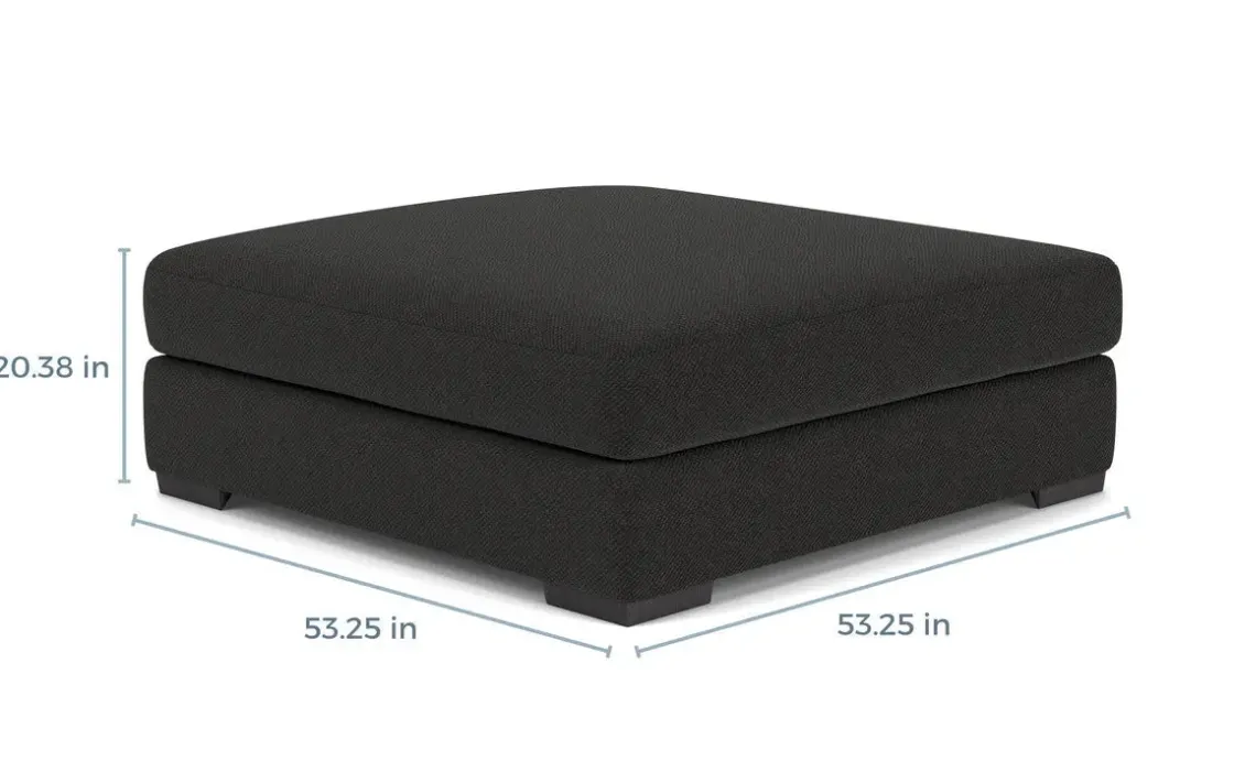 Mor Furniture Bermuda Oversized Ottoman - Custom Order