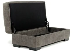 Mor Furniture Bermuda Storage Ottoman In Victory Sterling