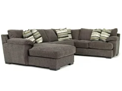 Mor Furniture Bermuda Tux Loveseat Chaise Sectional Ii In , Left Facing