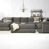 Mor Furniture Bermuda Tux Sofa Chaise Sectional, Left Facing, Down - Custom Order