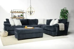 Mor Furniture Bermuda Tux Sofa Sectional, Right Facing, Down - Custom Order