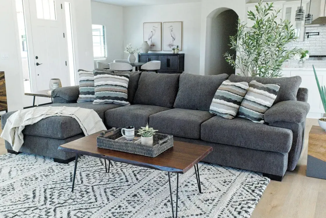Mor Furniture Bermuda Xl Sofa Chaise In , Left Facing, Down