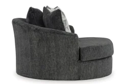 Mor Furniture Biddeford Swivel Chair In Shadow