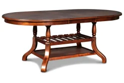 Mor Furniture Bixby Oval Extendable Dining Table In Espresso
