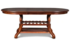 Mor Furniture Bixby Oval Extendable Dining Table In Espresso