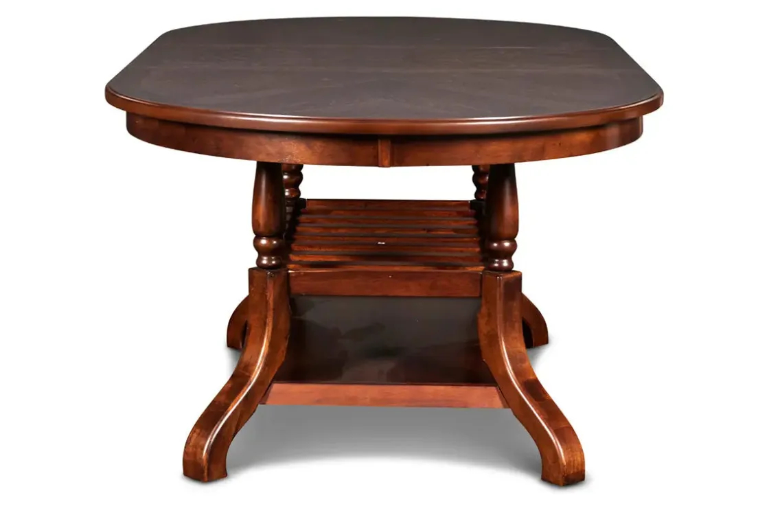Mor Furniture Bixby Oval Extendable Dining Table In Espresso