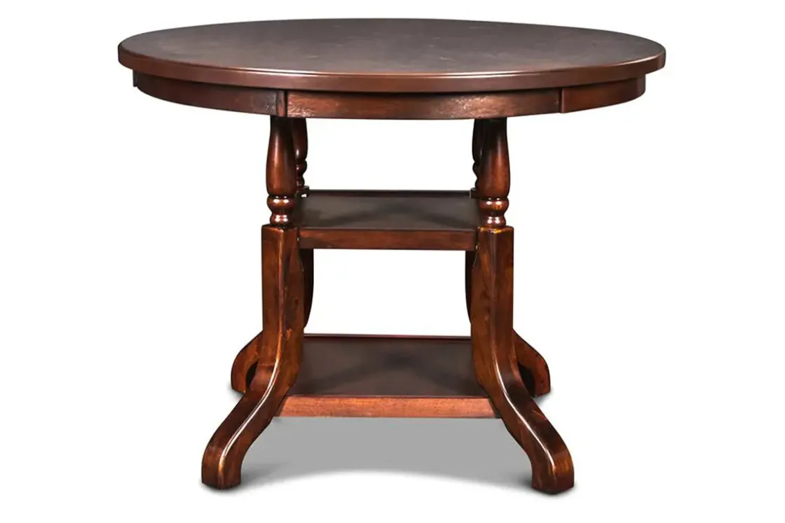 Mor Furniture Bixby Round Counter Height Table In Espresso