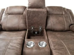 Mor Furniture Blake 2 Power Console Loveseat In