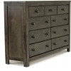 Mor Furniture Blue Ridge Dresser In Rustic Gray