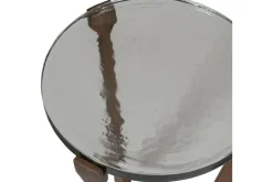 Mor Furniture Bohdi Outdoor Round Accent Table In Gold
