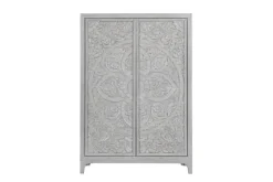 Mor Furniture Boho Chic Armoire In Washed White