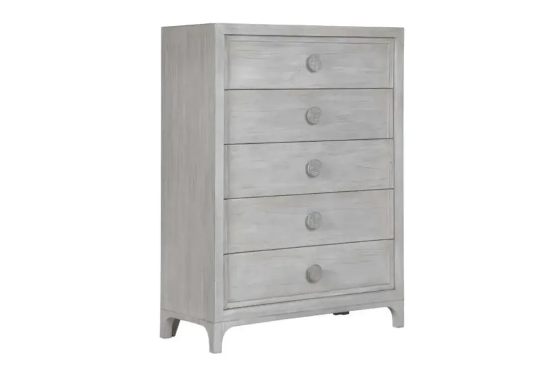 Mor Furniture Boho Chic Chest In Washed White