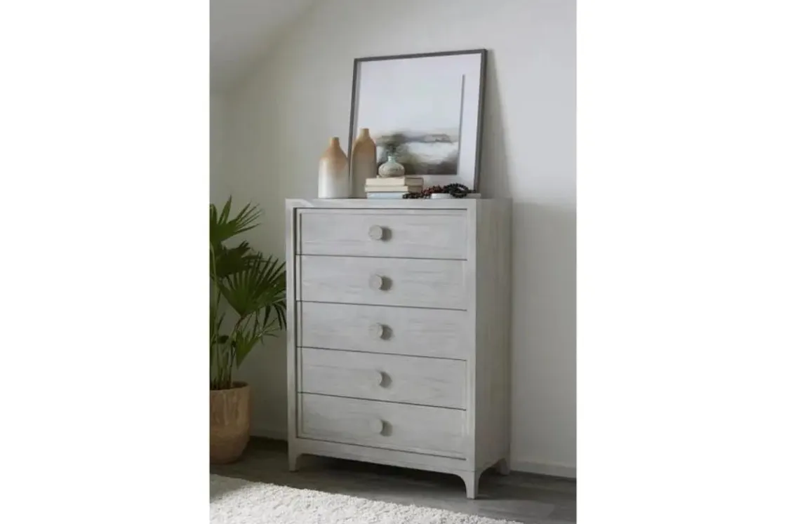 Mor Furniture Boho Chic Chest In Washed White