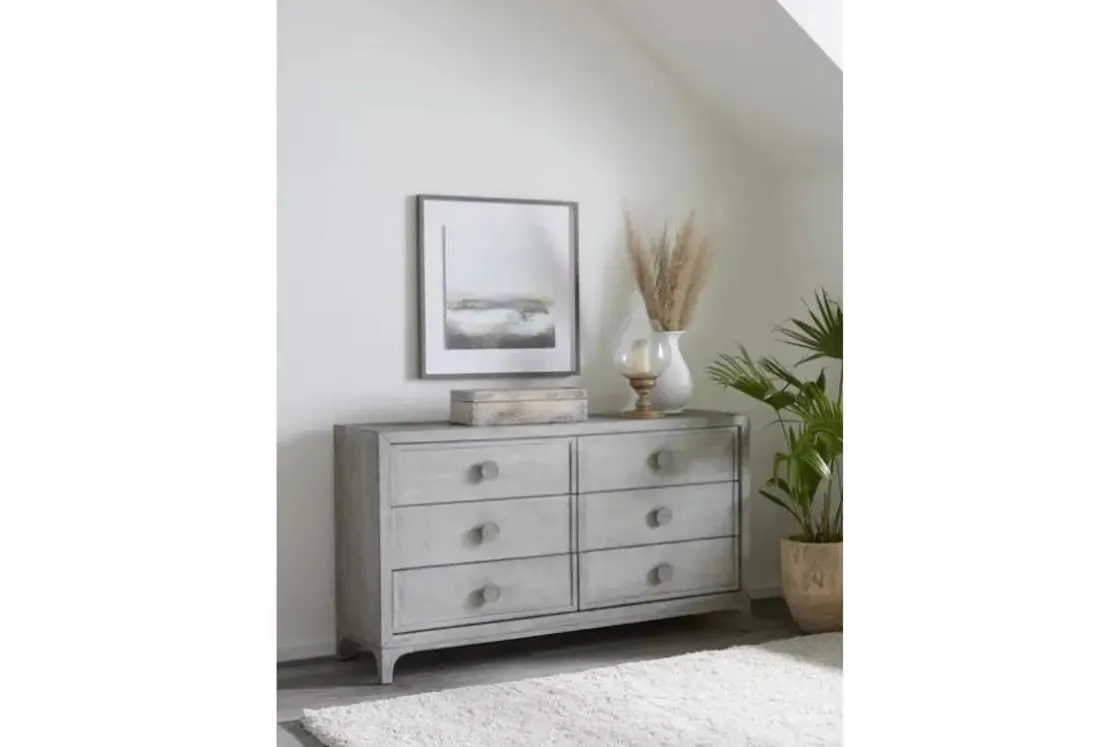 Mor Furniture Boho Chic Dresser In Washed White