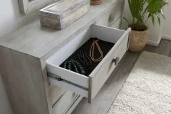 Mor Furniture Boho Chic Dresser In Washed White