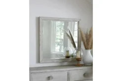 Mor Furniture Boho Chic Mirror In Washed White