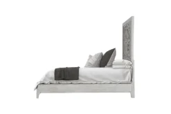 Mor Furniture Boho Chic Platform Bed In Washed White, Full