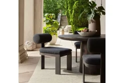 Mor Furniture Bolster Outdoor Side Chair In White